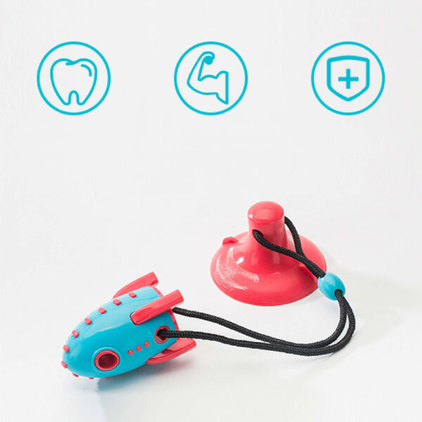 Rocket Dog Toys Leaking Food Dog Bite Toys Bite-resistant Pet Toys - Image 4