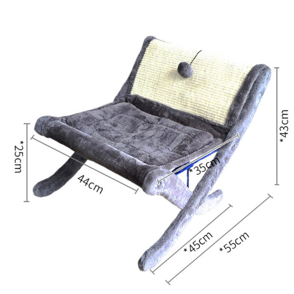 Pet Cat Sofa Bed Sunbathing Chair - Image 3