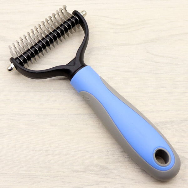Pet Long-haired Dogknot Comb Double-sided Blade Dog - Image 9