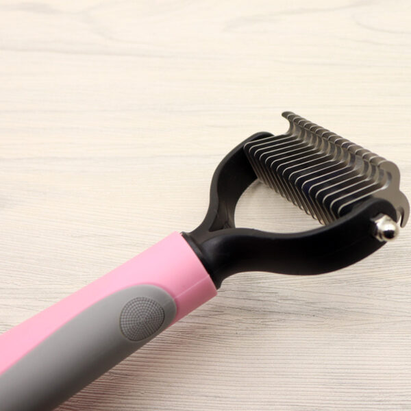 Pet Long-haired Dogknot Comb Double-sided Blade Dog - Image 2