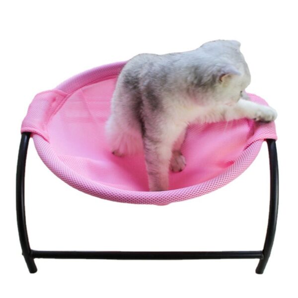 Cat Hammock Bed Free-Standing Cat Sleeping Cat Bed Cat Supplies Pet Supplies Whole Wash Stable Structure Detachable Excellent Breathability Easy Assembly Indoors Outdoors - Image 7