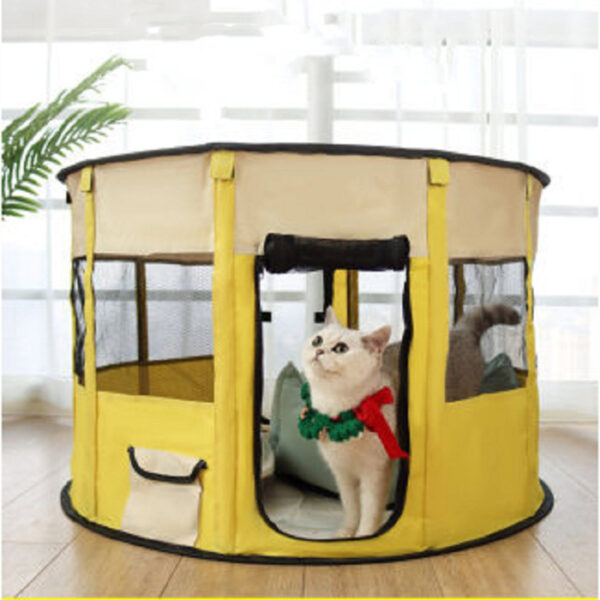 Removable Pet House Oxford Cloth Crate Room Playing Exercise Breeding Delivery Room - Image 5