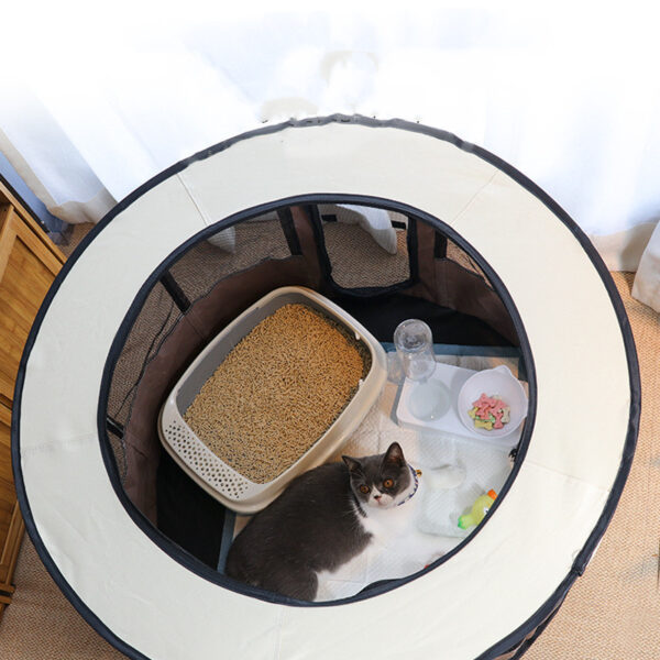 Removable Pet House Oxford Cloth Crate Room Playing Exercise Breeding Delivery Room - Image 6