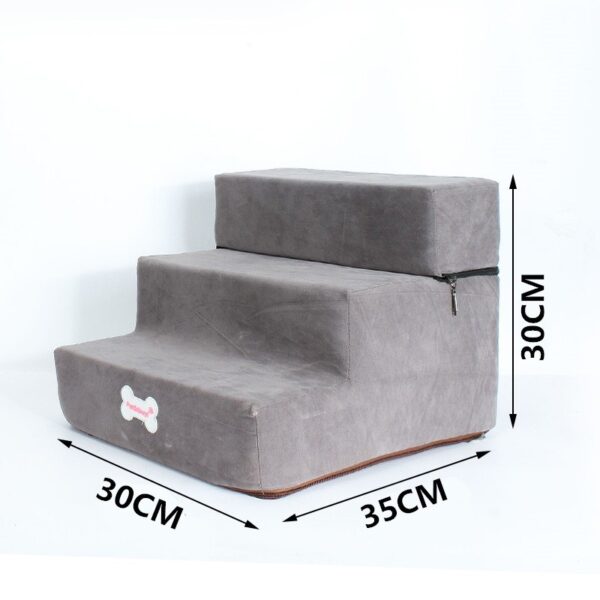 Pet Stairs Steps Cat And Dog Climb Stairs 3 Stairs Pet Bed Stairs - Image 2