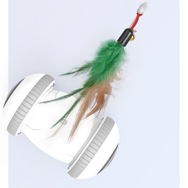 Interactive Cat Toy With Interchangeable Heads  Pet Feather Toys - Image 6