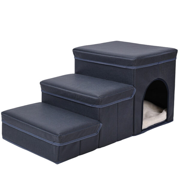 Cat Kennel Cage Multifunctional Dog Stairs Upper Bed Sofa Puppy Climbing Pet Supplies - Image 3