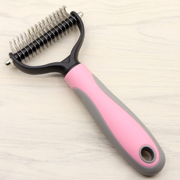 Pet Long-haired Dogknot Comb Double-sided Blade Dog - Image 10