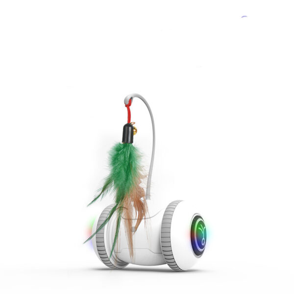 Interactive Cat Toy With Interchangeable Heads  Pet Feather Toys - Image 7