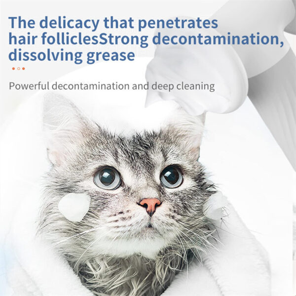 Automatic Foaming Dog Cat Bath Brush Dog Shampoo Brush With Soap Dispenser Electric Pet Grooming Massage Brush Pet Bath Brush Scrubber Comb For Dog Cat Pet Products - Image 6