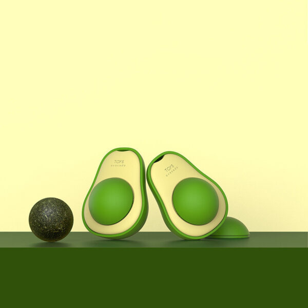 Avocado Cat Mint Multifunctional Catnip Toy 360 Rotating Self-healing Artifact Pet Supplies - Image 9