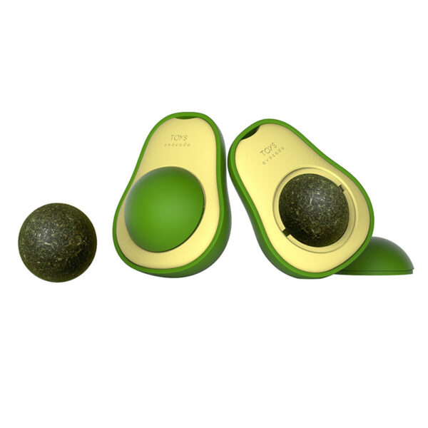 Avocado Cat Mint Multifunctional Catnip Toy 360 Rotating Self-healing Artifact Pet Supplies - Image 3