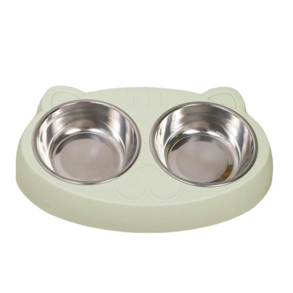 Dog Bowls Double Dog Water And Food Bowls Stainless Steel Bowls With Non-Slip Resin Station, Pet Feeder Bowls For Puppy Medium Dogs Cats - Image 10