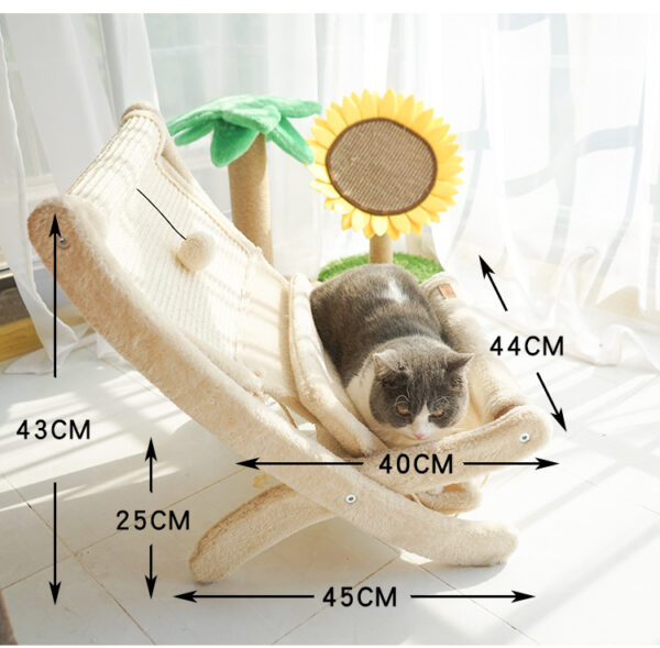 Pet Cat Sofa Bed Sunbathing Chair - Image 6