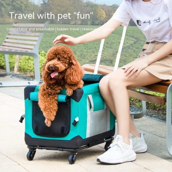 Portable Car Pet Trolley Bag For Going Out - Image 7