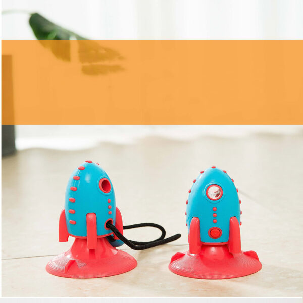 Rocket Dog Toys Leaking Food Dog Bite Toys Bite-resistant Pet Toys - Image 5