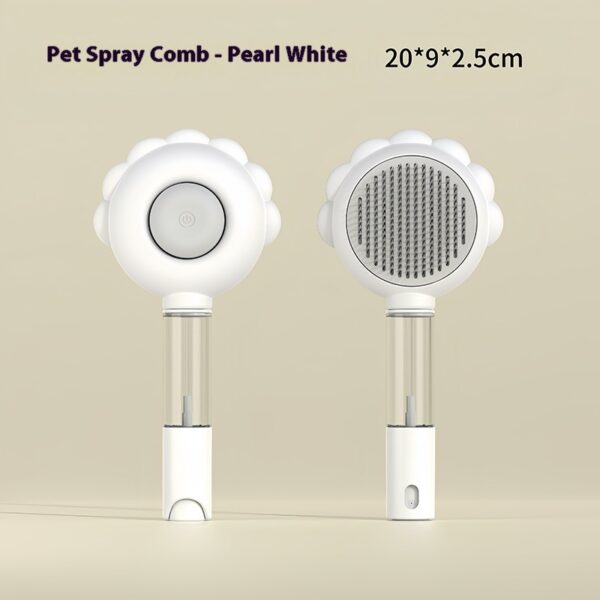 2 In 1 Self Cleaning Dog Brush Comb With Spray Pets Grooming Hair Remover Combs Brush Floating Hair Pet Grooming Brush Pet Products - Image 8