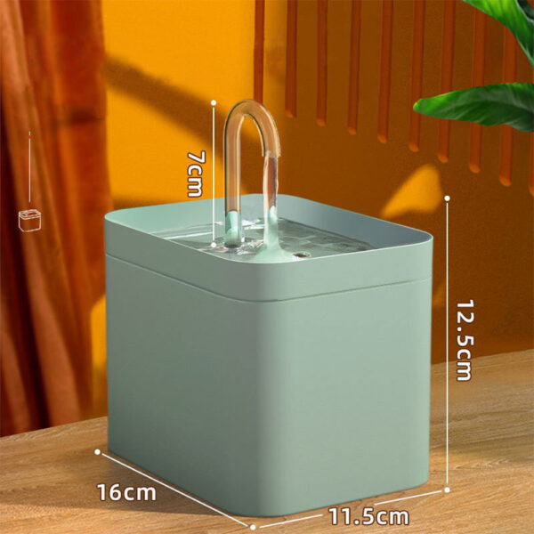 Automatic Cat Water Fountain Auto Filter USB Electric Mute Cat Drinker Bowl 1.5L Recirculate Filtring Drinker For Cats Pet Water Dispenser - Image 7