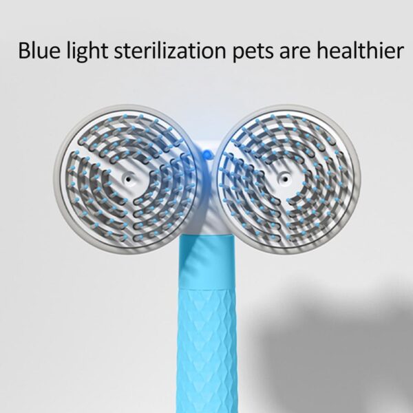 Pet Cat Brush Dog Slicker Brush Double-headed Negative Ion One-button Self Cleaning Dog Cat Hair Removal Pets Products - Image 8