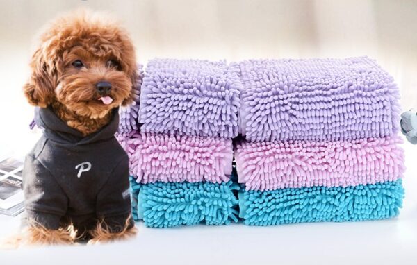 Dog cat bath pet towel - Image 5