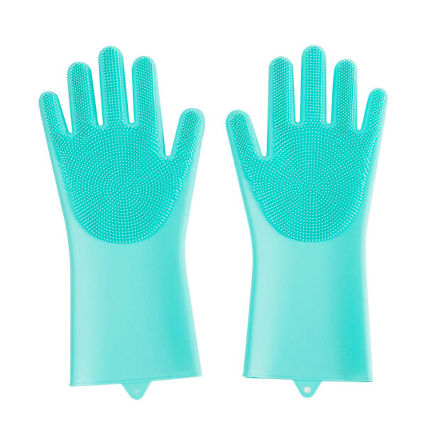 Silicone Dog Grooming Hair Comb Puppy Brush Glove Bath Cleaning Brushes Small Dog Cat Massage Pet Grooming Gloves - Image 2