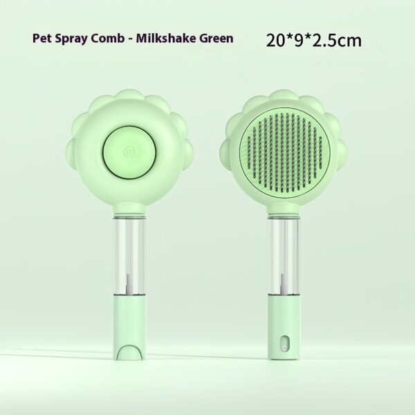 2 In 1 Self Cleaning Dog Brush Comb With Spray Pets Grooming Hair Remover Combs Brush Floating Hair Pet Grooming Brush Pet Products - Image 7