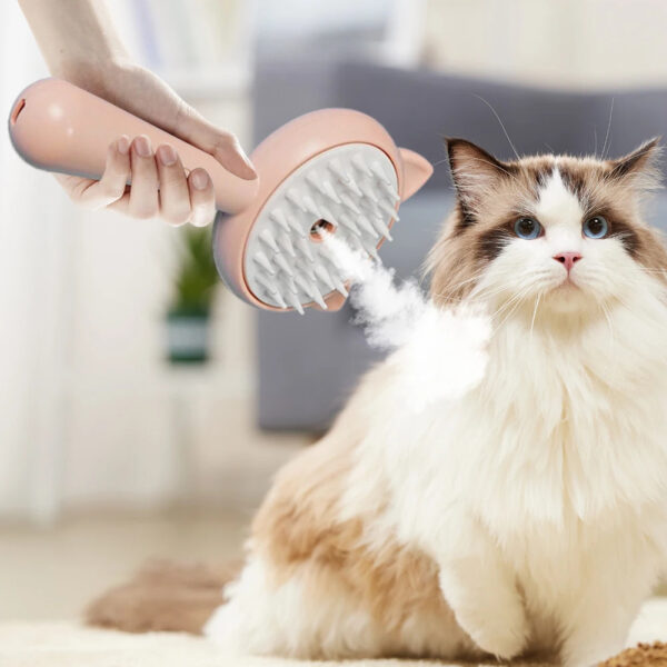 Hair Cleaning Brush With Mist Multifunctional Cat Grooming Brush Rechargeable Self Cleaning Slicker Brush For Pets Dogs & Catsb Pet Products - Image 6