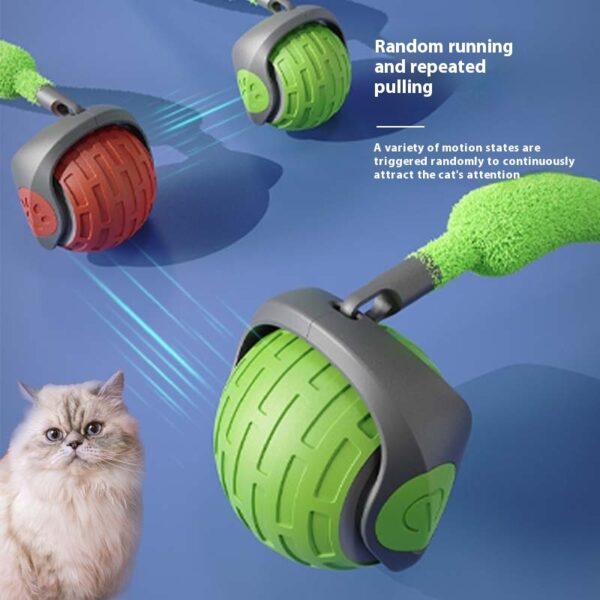 New Interactive Cat Toys Ball Auto Electric Rolling Ball Toys For Cat Kitty Pets Smart Automatic Teaser USB Rechargeable Cat Toy Pet Products - Image 3
