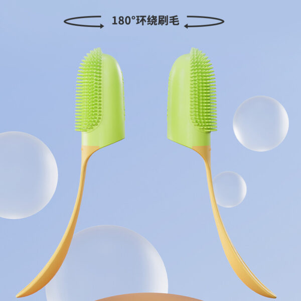 Dog Tooth Cleaning Brush Care Finger Wrap Cat Dog Oral Cleaning Toothbrush Tool Silicone Dog Cat Finger Toothbrush Supplies Pet Products - Image 4