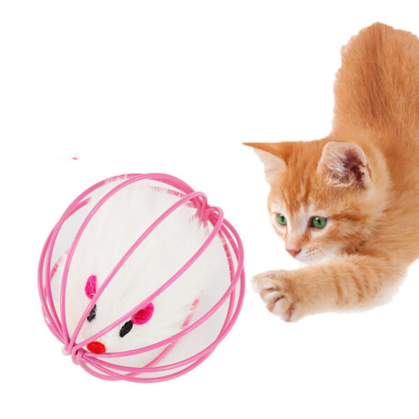 Cage Mouse Cat Toy Plush Pet Supplies - Image 3