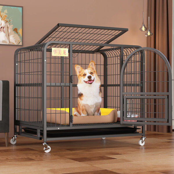 Detached Home Indoor Fenced Corgi Kennel - Image 2