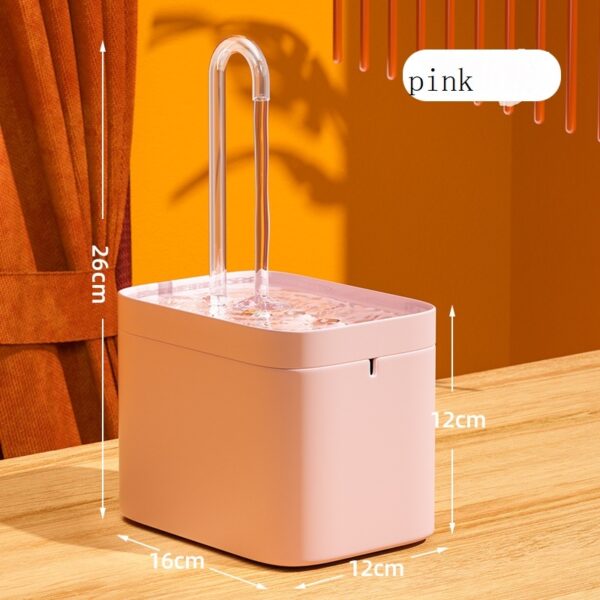 Automatic Cat Water Fountain Auto Filter USB Electric Mute Cat Drinker Bowl 1.5L Recirculate Filtring Drinker For Cats Pet Water Dispenser - Image 9