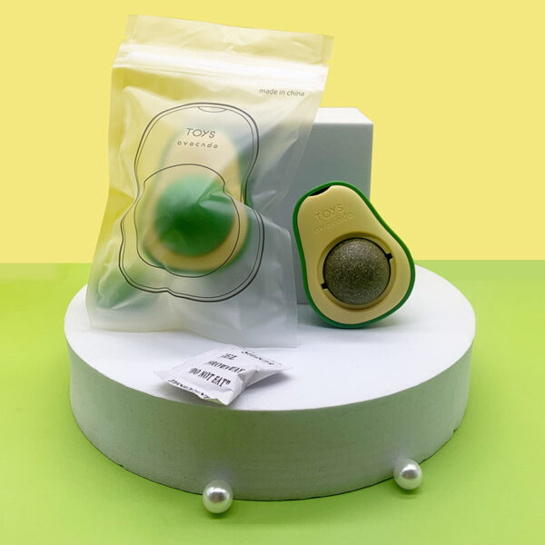 Avocado Cat Mint Multifunctional Catnip Toy 360 Rotating Self-healing Artifact Pet Supplies - Image 4