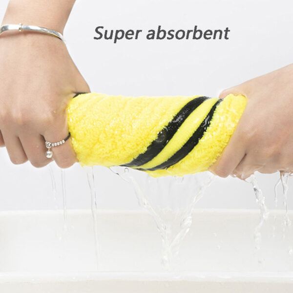 Dog Towels For Drying Dogs Drying Towel Dog Bath Towel, Quick-drying Pet Dog And Cat Towels Soft Fiber Towels Robe Super Absorbent Quick Drying Soft Microfiber Pet Towel For Dogs, Cats Yellow - Image 5