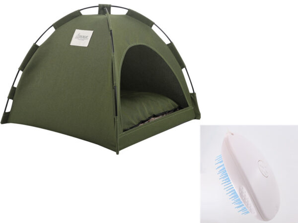 Cat Tent Cooling Mat  Dog House Pet Sofa Camping Dog Bed With Cushion For Dog Kennel Indoor Cat Nest Cat Bed Pets Products - Image 8