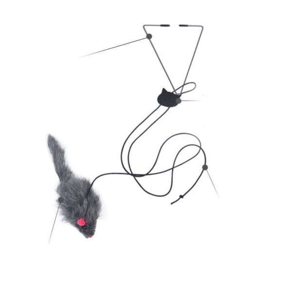 Pet Telescopic Hanging Door Small Mouse Pets Cat Toy - Image 4