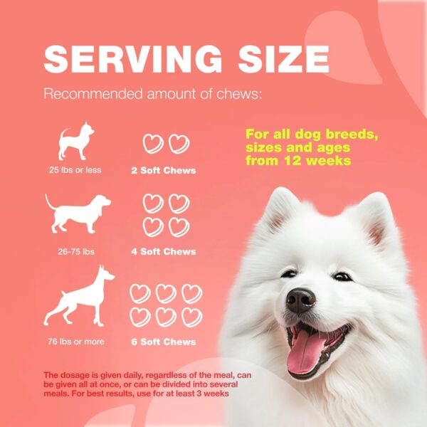 Chewier Dog Flea And Tick Treatment Chews FleaTick Prevention For Dogs Chewables Natural Dog Flea & Tick Control Soft Treats Immune Support Supplement - Image 9